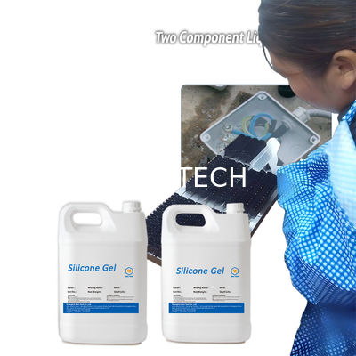 high temperature electrical insulation Blue waterproof cable junction box silicoen gel