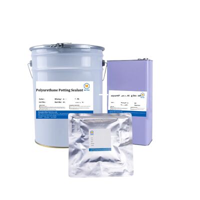 High Thermal Conductivity White PU Potting Adhesive for PCB/LED - Waterproof, Shockproof, Fast Curing Sealant