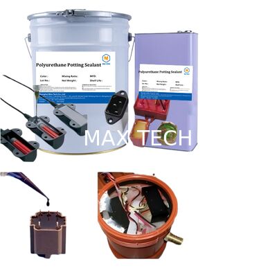 High Thermal Conductivity White PU Potting Adhesive for PCB/LED - Waterproof, Shockproof, Fast Curing Sealant