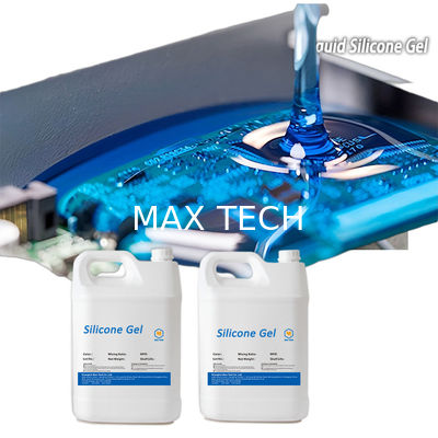 6605 Isolamento elétrico a alta temperatura Caixa de ligação de cabo à prova d'água clara/ Azul gel de silicone