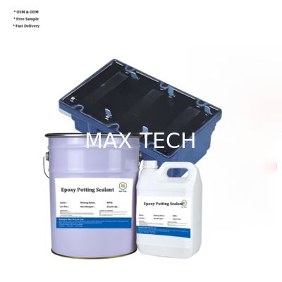 Materiais de cura à temperatura ambiente, sem solvente, de dois componentes, de epóxi, para vedação de vasos, composto