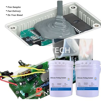 LED Driver Epoxy Resin Thermal Conductive Silicone Potting Material Adhesive Excellent Double Potting Compound