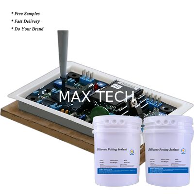 Two-Component 2.0~3.0W/Mk Power Supply PCB CPU New Energy Sealing Potting Compound Electronic Components Silicone Ab Glue