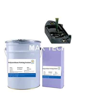 High Thermal Conductivity White PU Potting Adhesive for PCB/LED - Waterproof, Shockproof, Fast Curing Sealant
