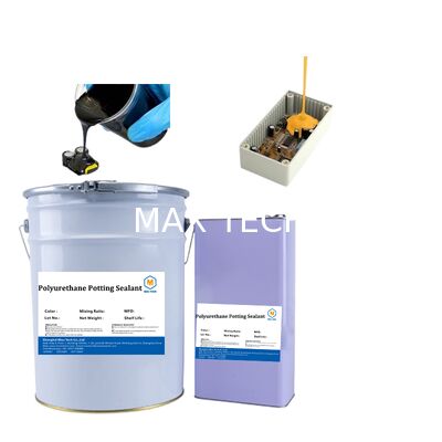 High Thermal Conductivity White PU Potting Adhesive for PCB/LED - Waterproof, Shockproof, Fast Curing Sealant