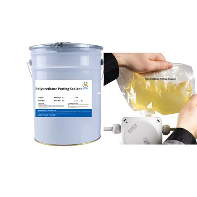 High Thermal Conductivity White PU Potting Adhesive for PCB/LED - Waterproof, Shockproof, Fast Curing Sealant
