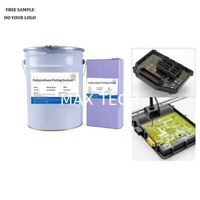 High Thermal Conductivity White PU Potting Adhesive for PCB/LED - Waterproof, Shockproof, Fast Curing Sealant