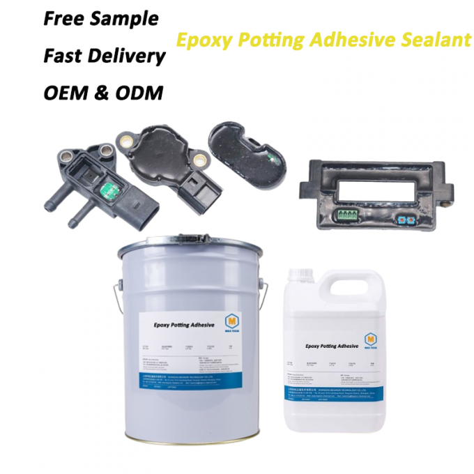 Bicomponente Alta condutividade térmica Epoxi de recipientes de componentes eletrónicos 3