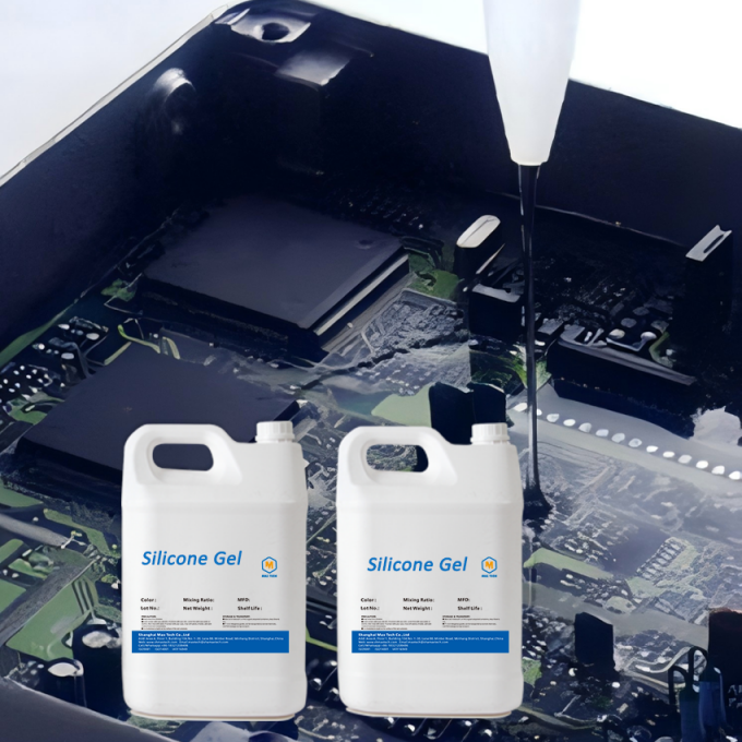 Bicomponente Alta condutividade térmica Epoxi de recipientes de componentes eletrónicos 7